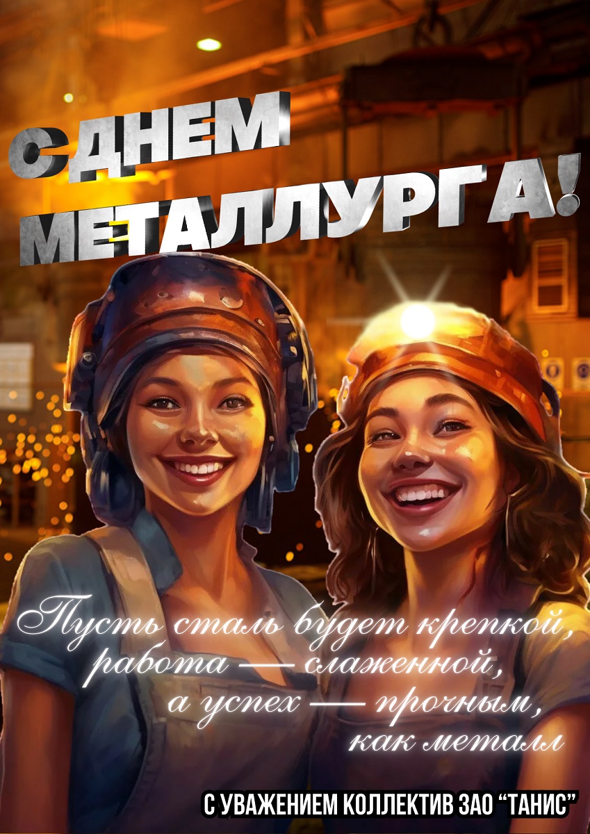 С ДНЕМ МЕТАЛЛУРГА!